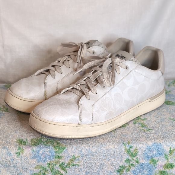 Coach Other - Coach Clip Low Top Off White Sneaker mens 13